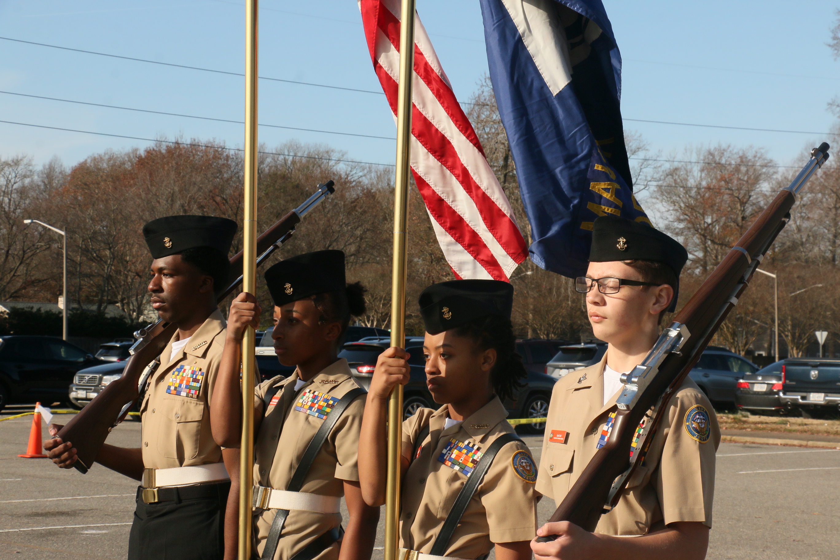 Colorized Hunters Rotc Colour Guard